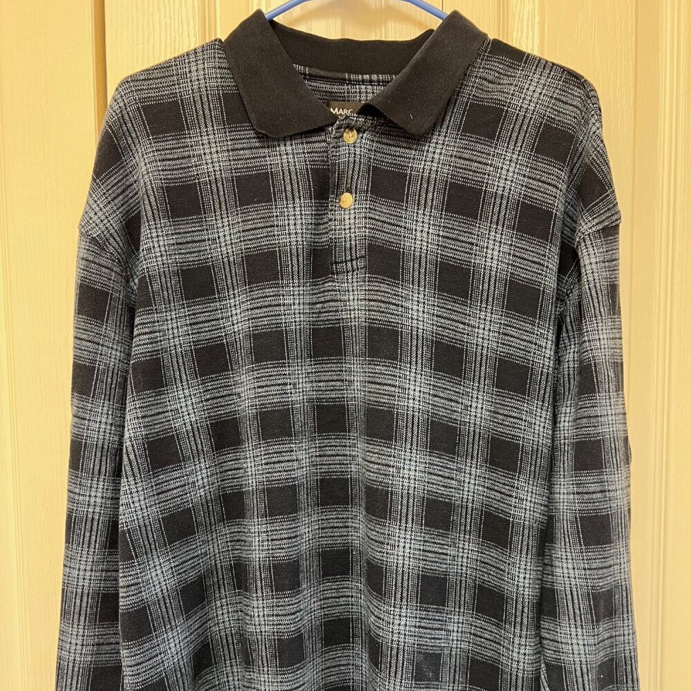 Men's long sleeve polo